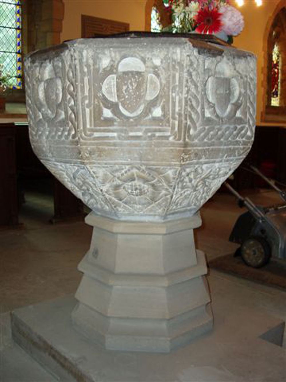 Font in St John's church