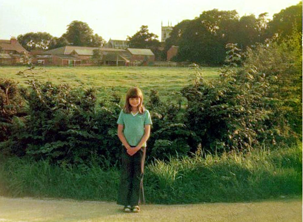 Corner of School Lane, Bolton Percy, looking towards Glebe Farm