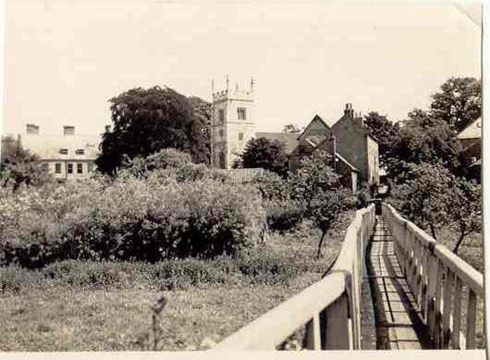 View of Bolton Perecy church from bridge