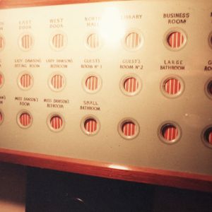 Nun Appleton Hall - bell board