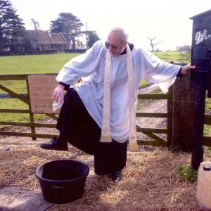 Rev John Roden during foot & mouth